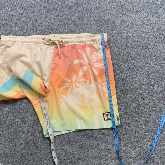 Marine Layer Swim Trunk Mens M Medium Pastel Floral 4 Way Stretch Beach *READ - Picture 5 of 13